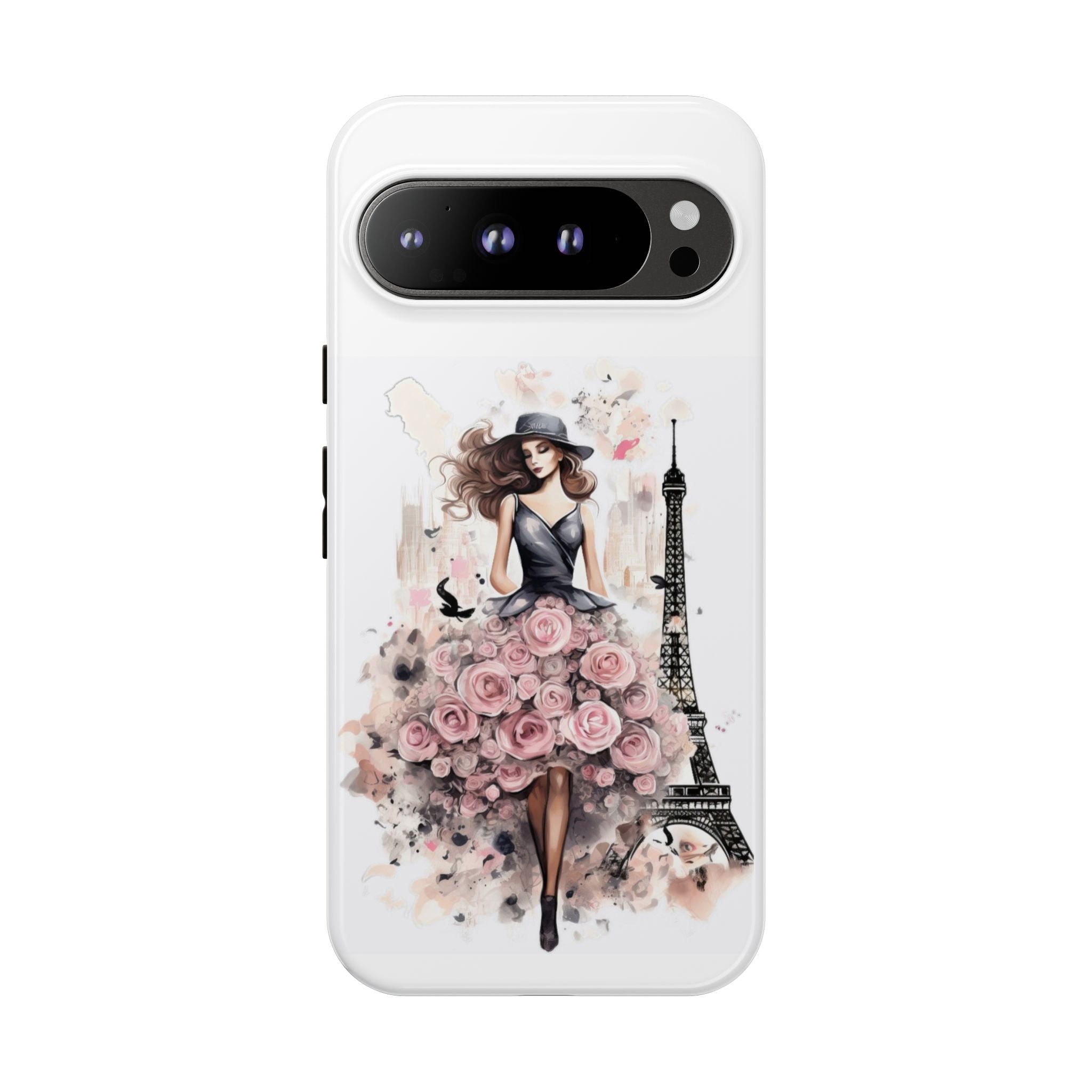 Parisian Rose Dress phone case | iPhone & Samsung slim protective case Printify