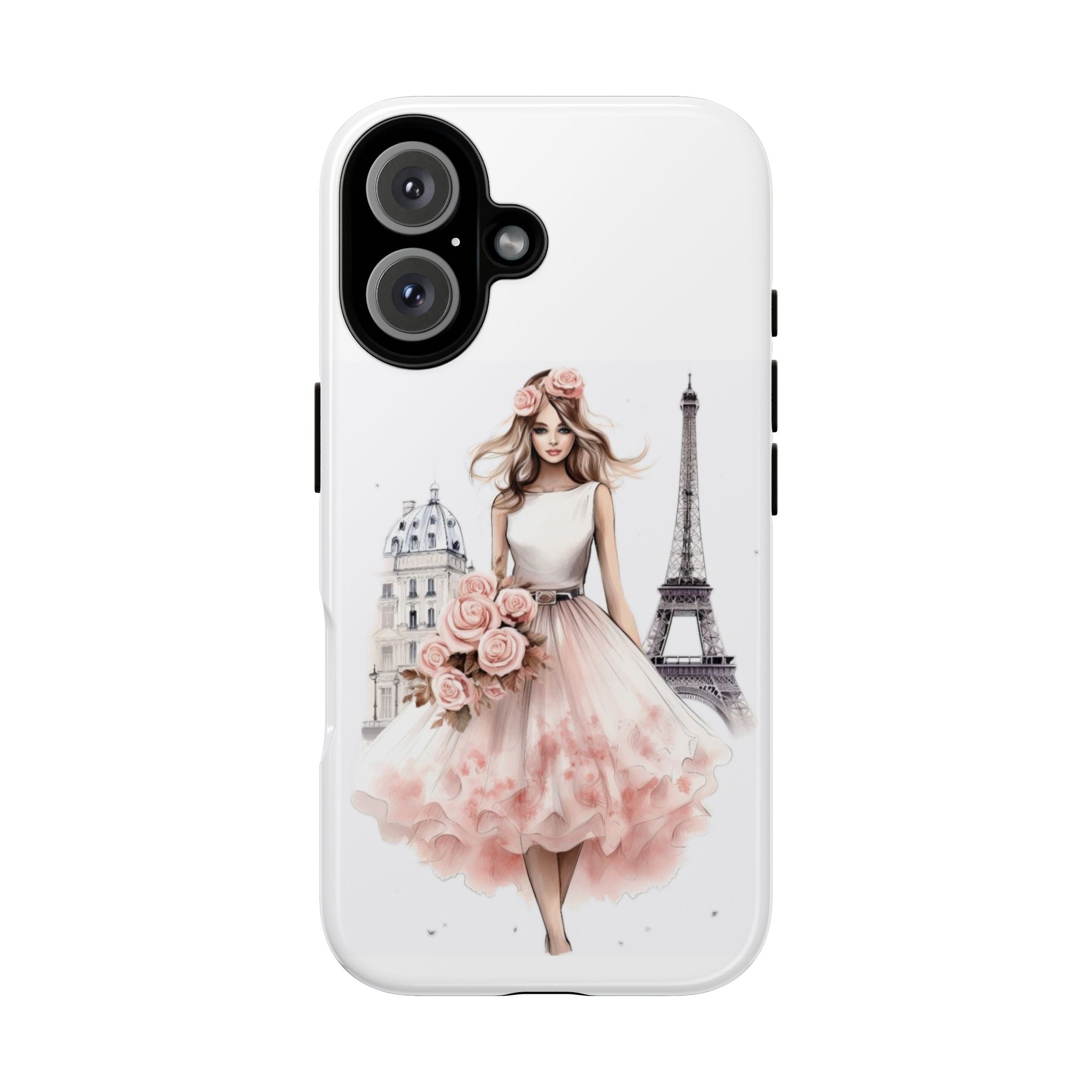 Parisian Ballerina Bouquet phone case | Tough Cases Printify