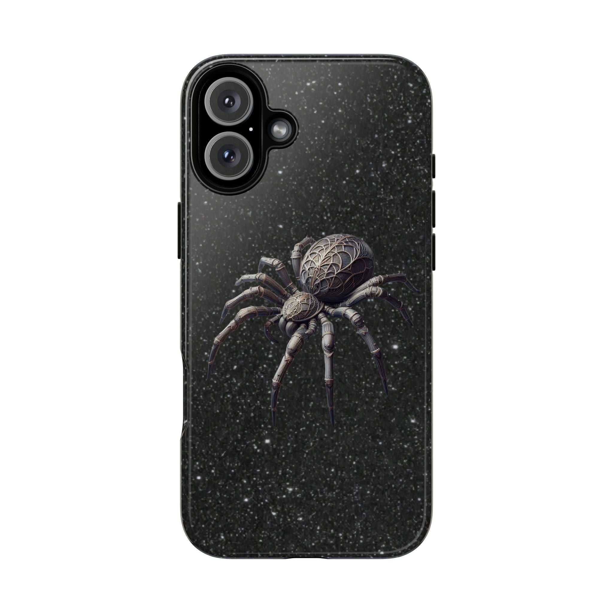 Spider Night Tough Phone Case — Dark Space Tarantula iPhone Cover Printify
