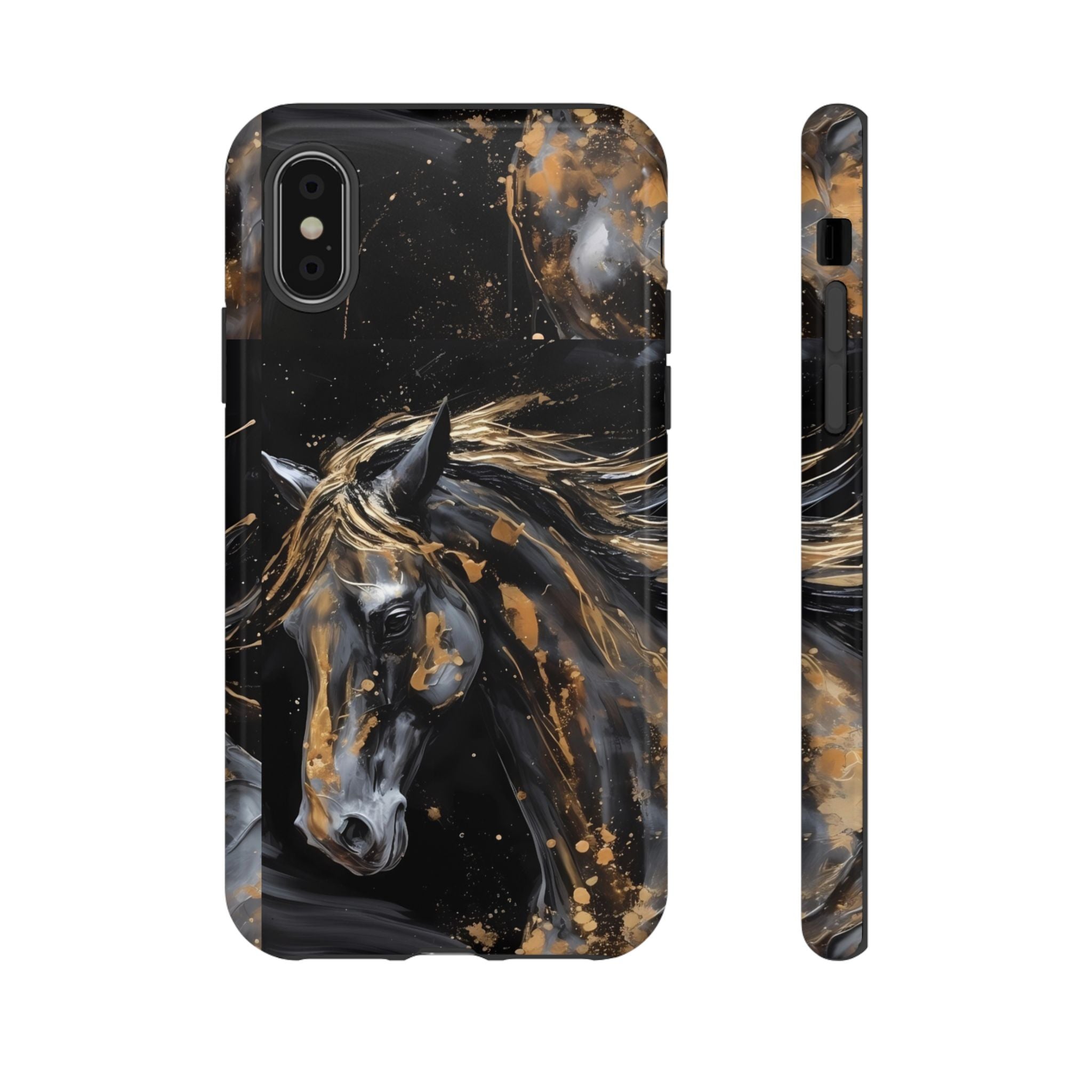 Golden Paint Horse Phone Case | Tough Case Printify