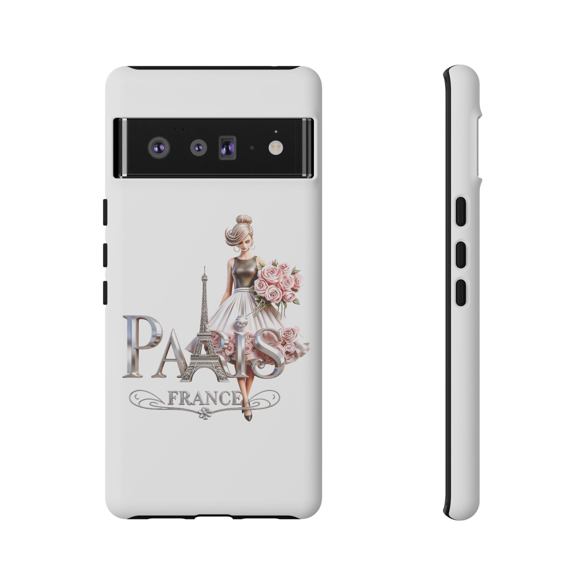 Phone Case | Eiffel Tower Floral Fashion Design Printify