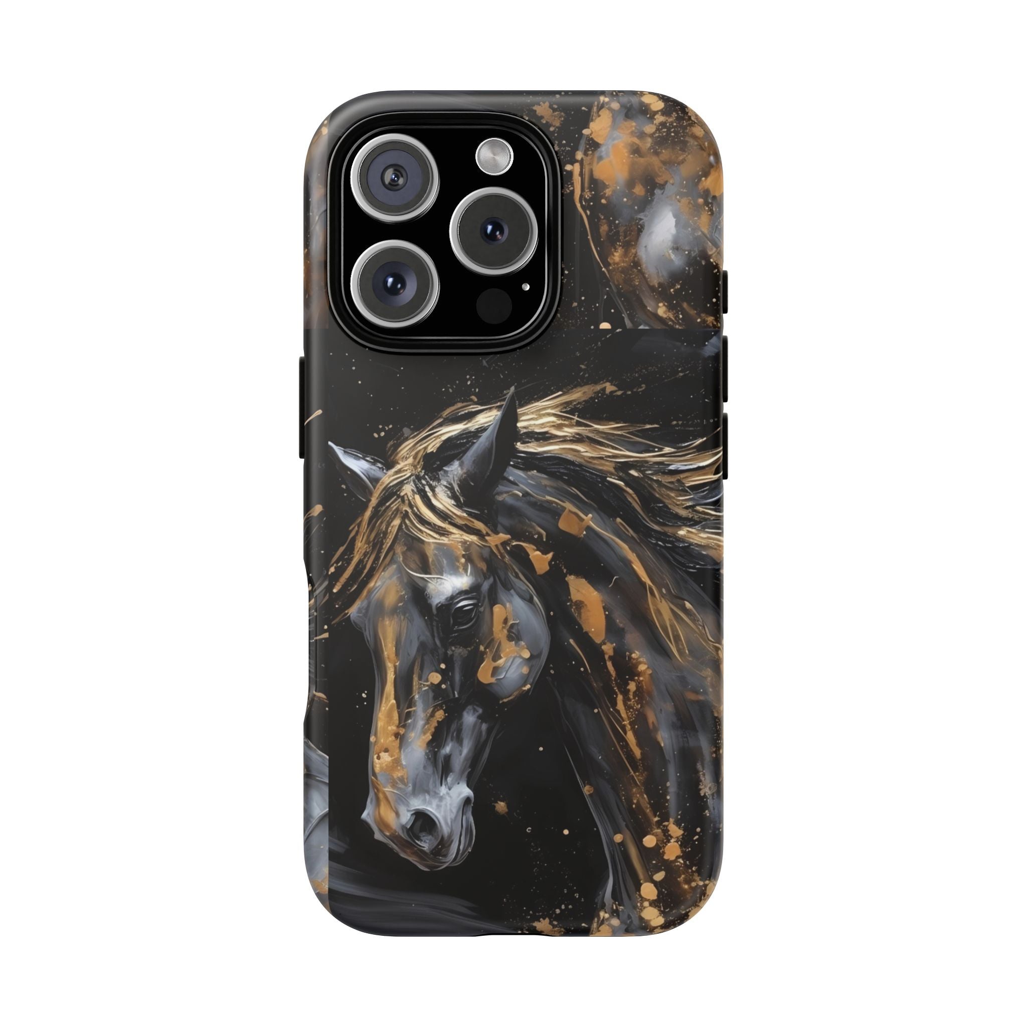 Golden Paint Horse Phone Case | Tough Case Printify