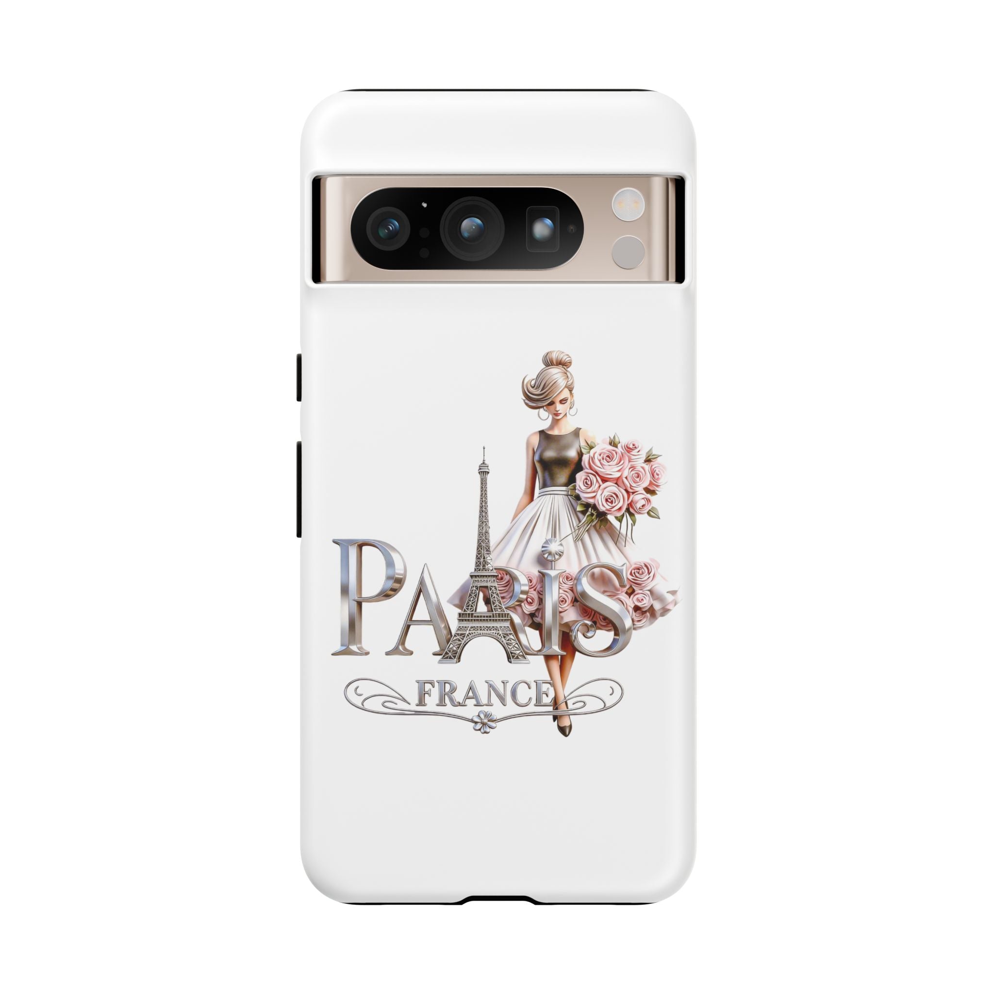 Phone Case | Eiffel Tower Floral Fashion Design Printify