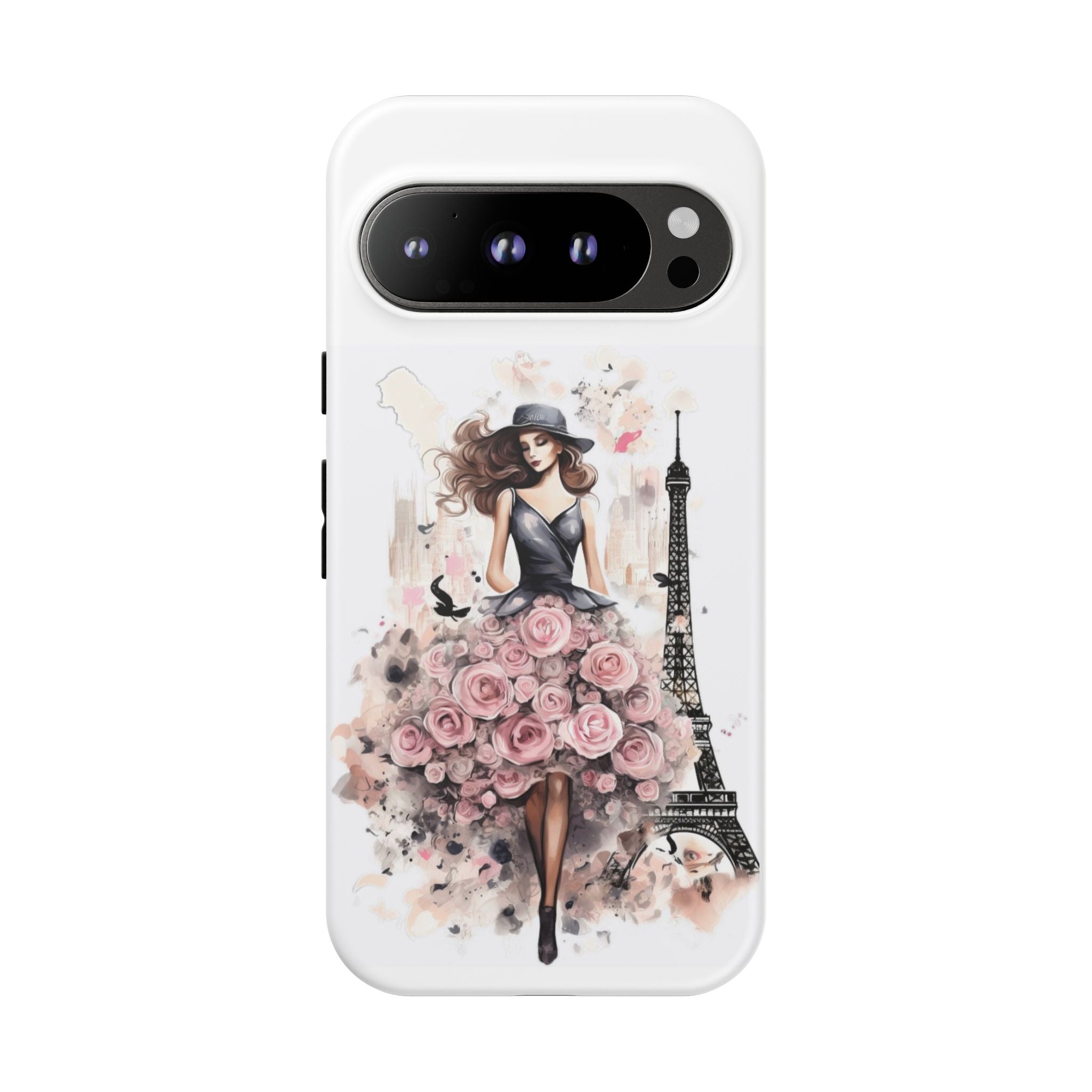 Parisian Rose Dress phone case | iPhone & Samsung slim protective case Printify