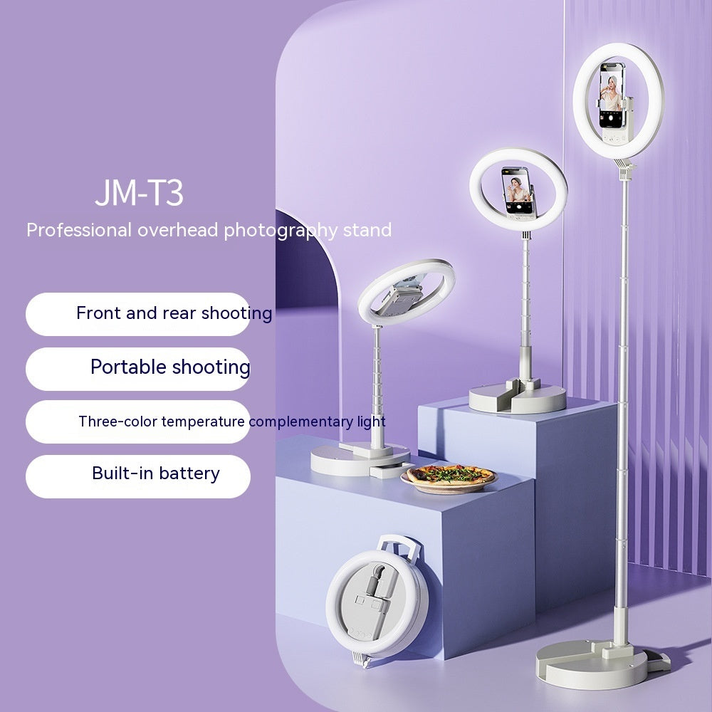 Fill Light Mobile Phone Ring Light LED Anchor Photography Beauty Portable Integrated Desktop Floor Stand