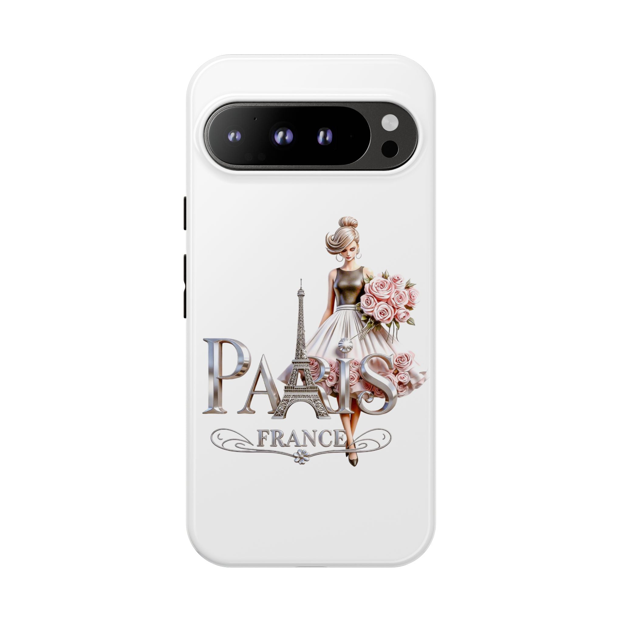 Phone Case | Eiffel Tower Floral Fashion Design Printify