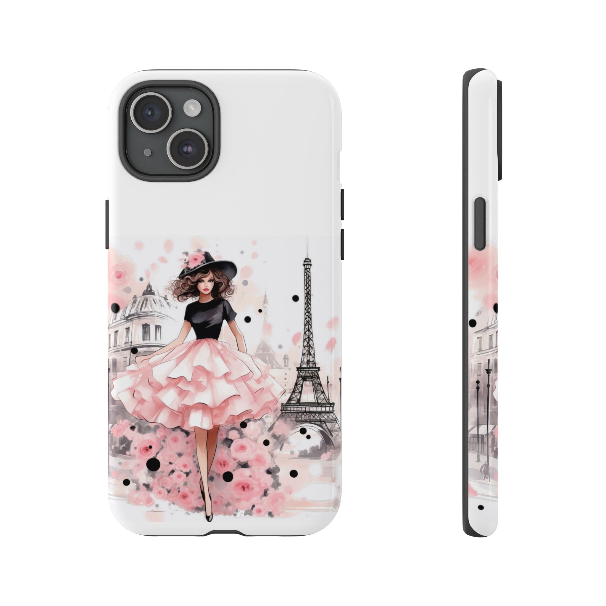 Paris Fashion Illustration Phone Case | Tough Case Printify