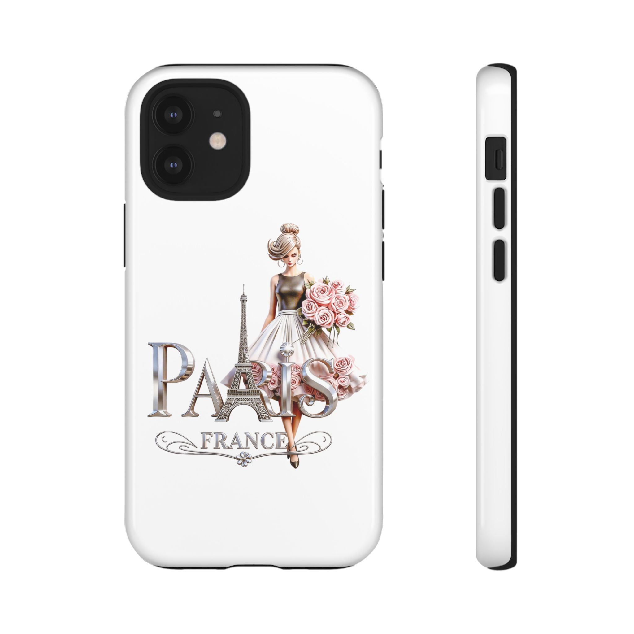 Phone Case | Eiffel Tower Floral Fashion Design Printify
