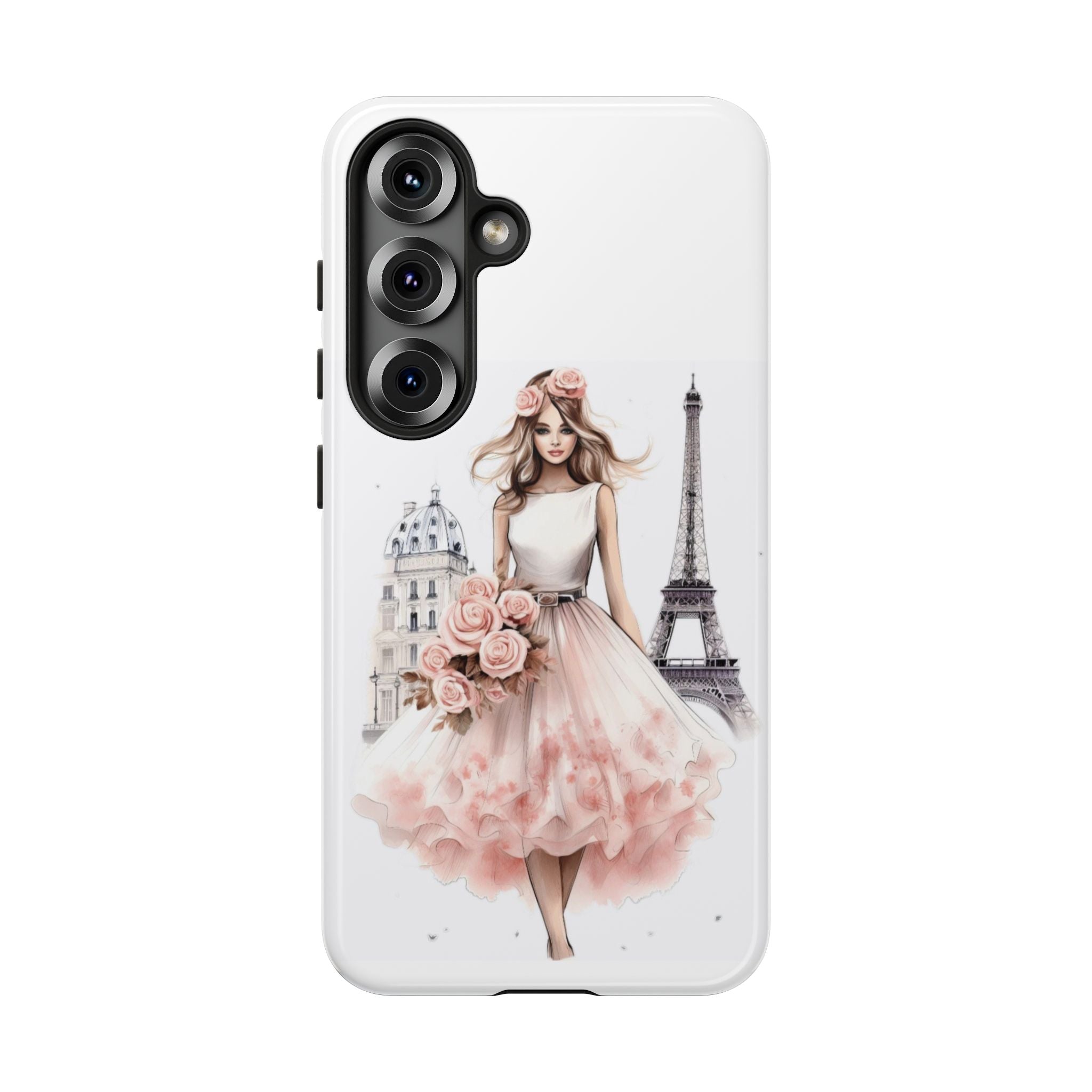 Parisian Ballerina Bouquet phone case | Tough Cases Printify