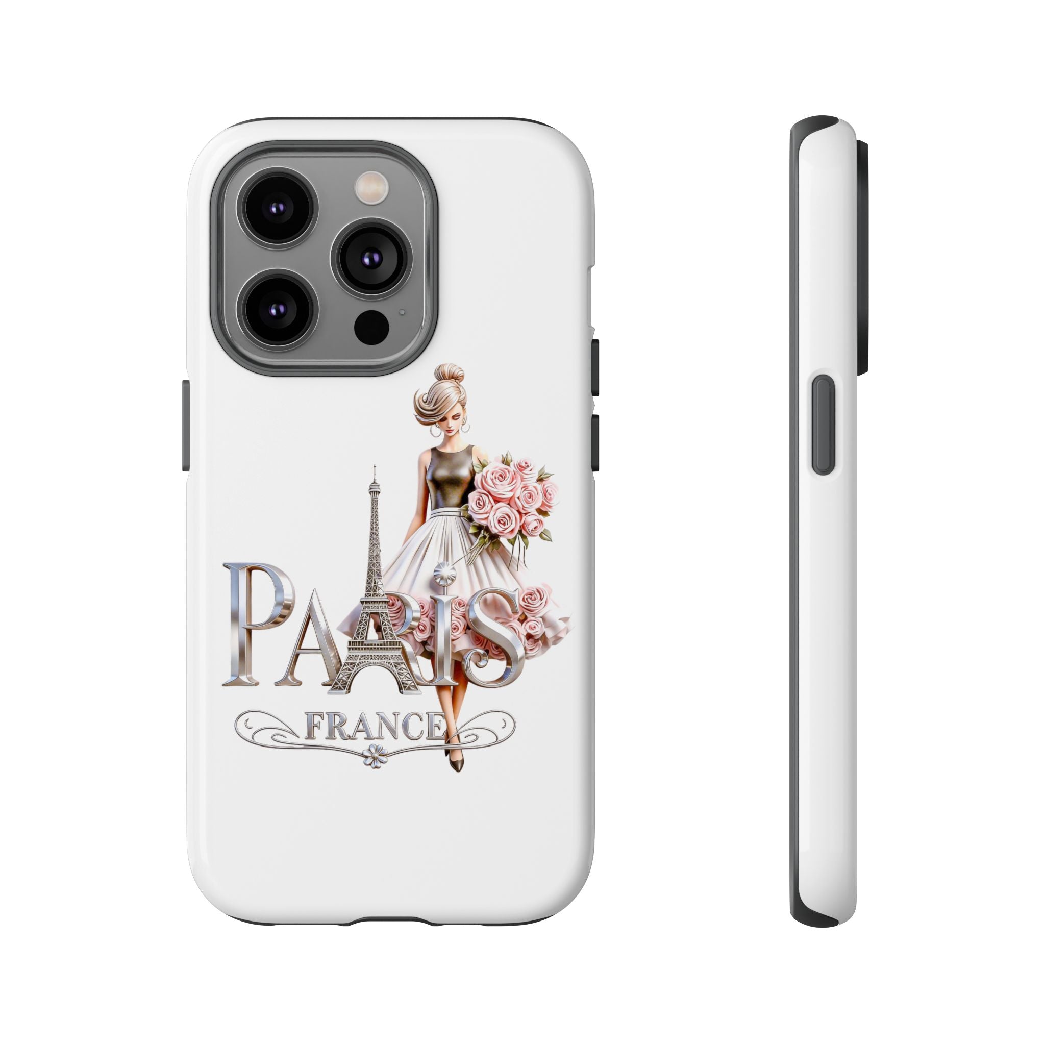 Phone Case | Eiffel Tower Floral Fashion Design Printify