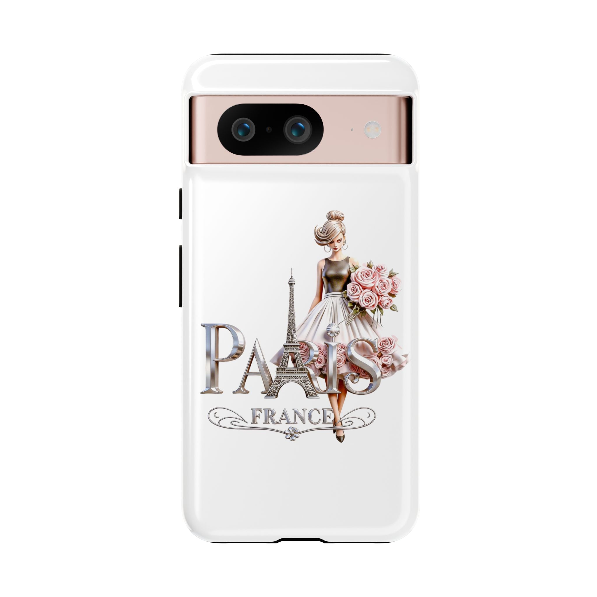 Phone Case | Eiffel Tower Floral Fashion Design Printify