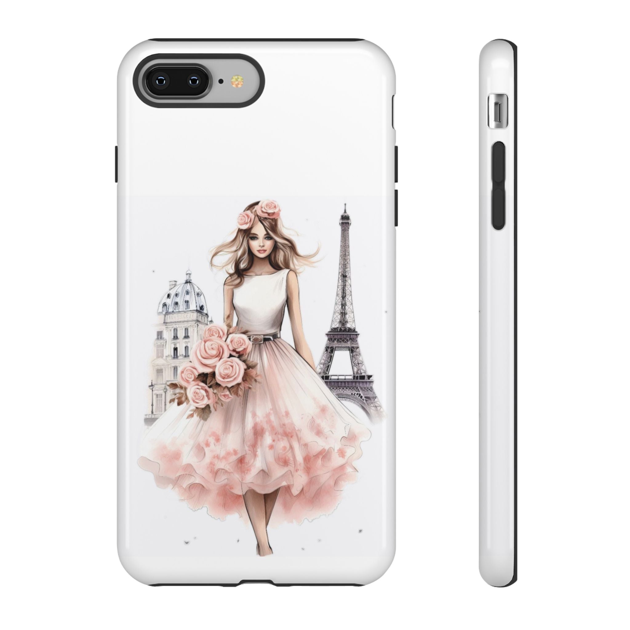 Parisian Ballerina Bouquet phone case | Tough Cases Printify