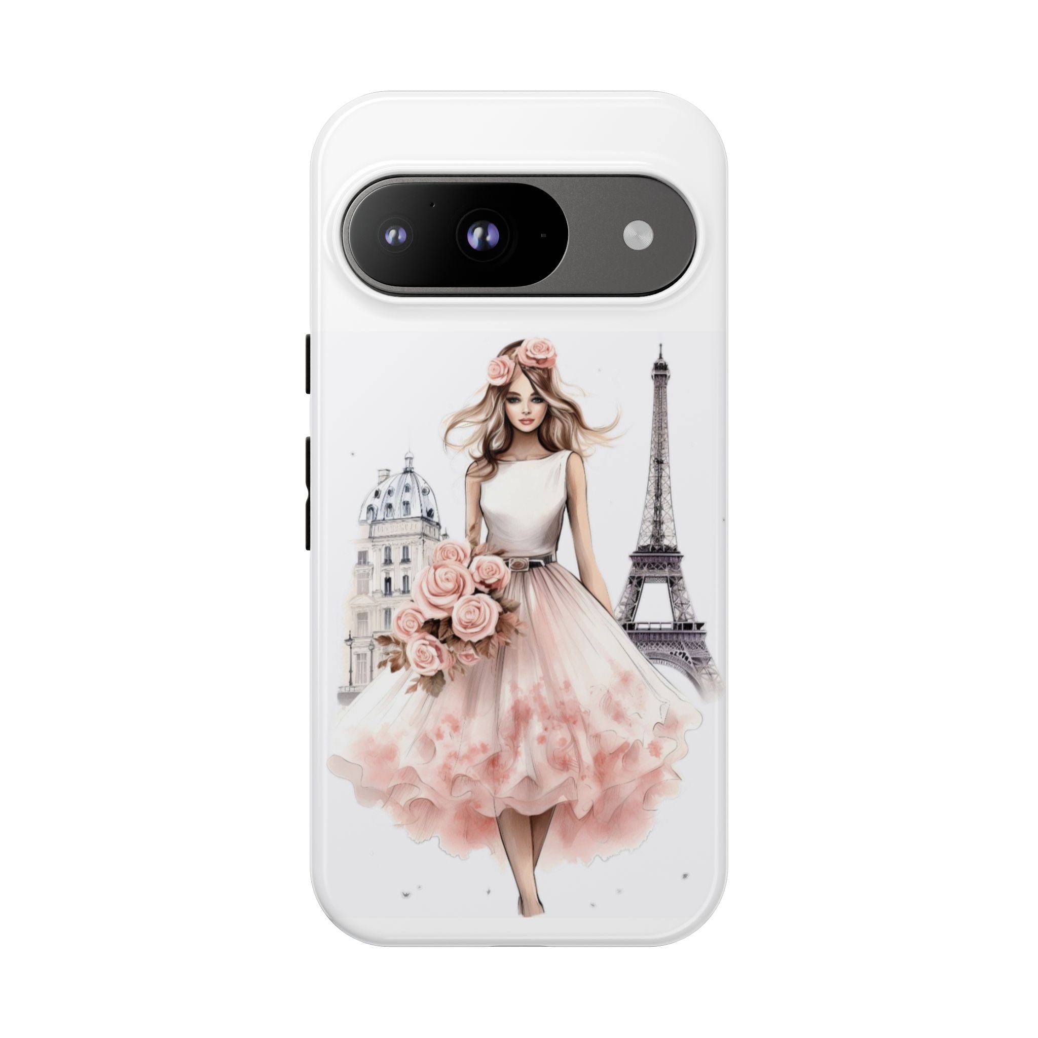 Parisian Ballerina Bouquet phone case | Tough Cases Printify