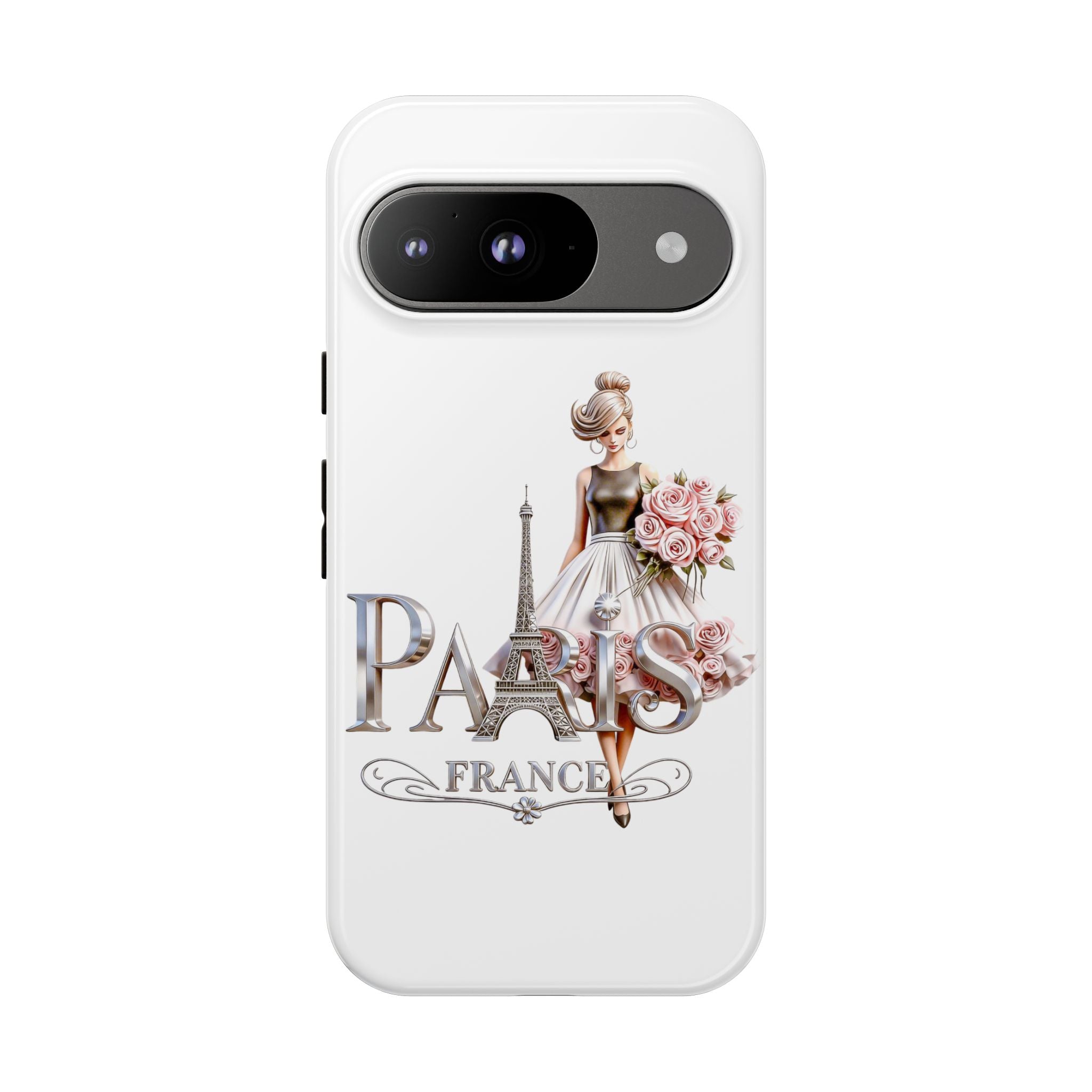 Phone Case | Eiffel Tower Floral Fashion Design Printify