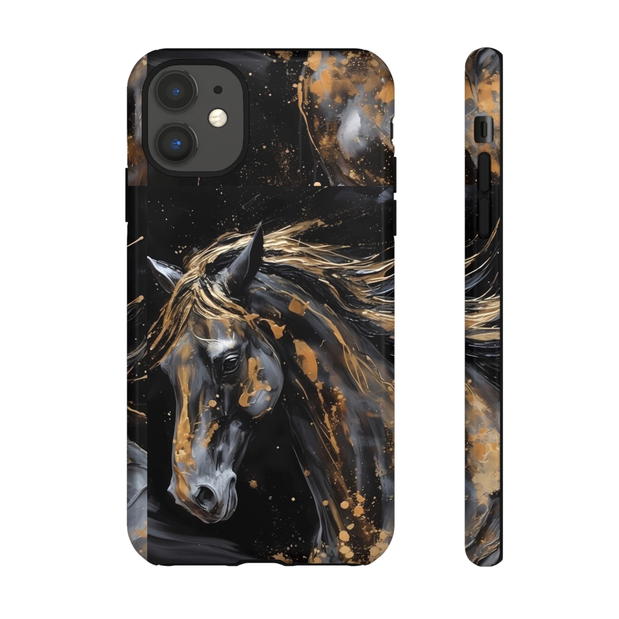 Golden Paint Horse Phone Case | Tough Case Printify