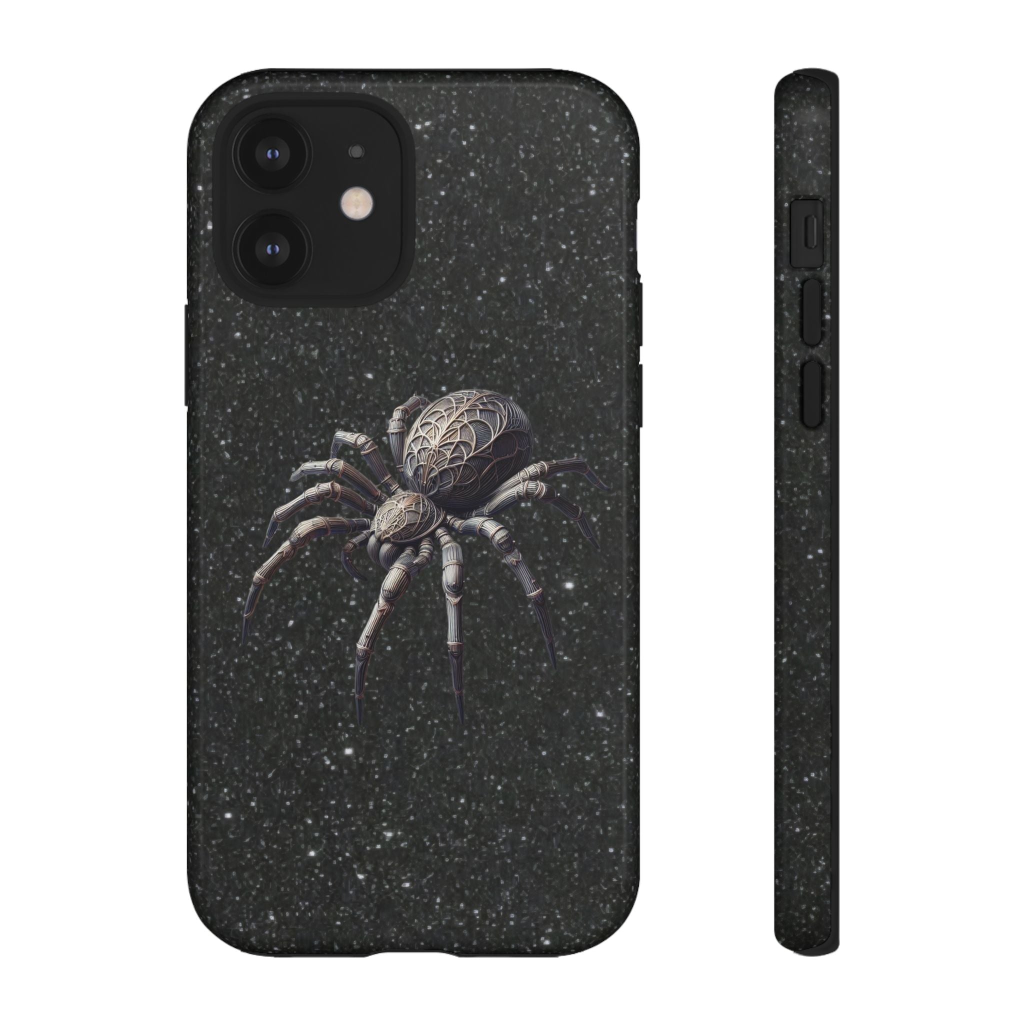 Spider Night Tough Phone Case — Dark Space Tarantula iPhone Cover Printify