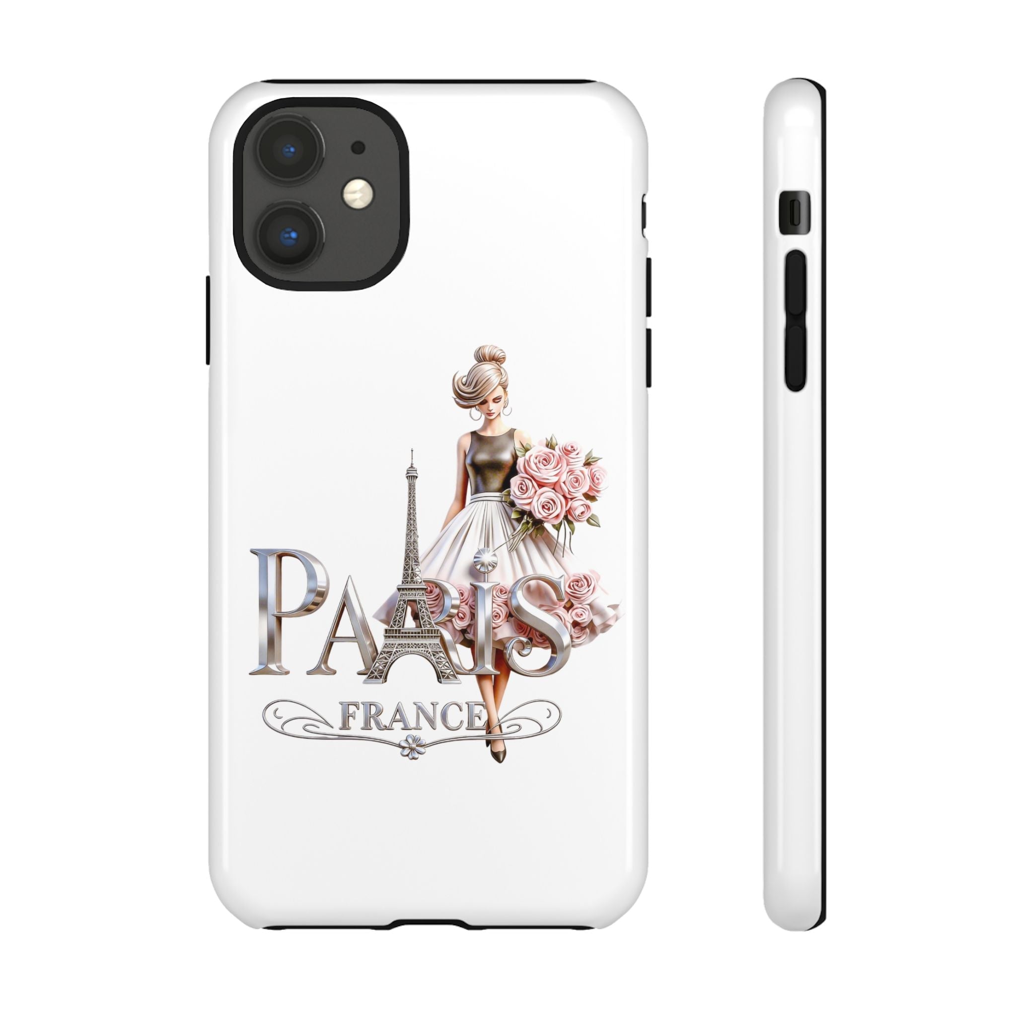 Phone Case | Eiffel Tower Floral Fashion Design Printify