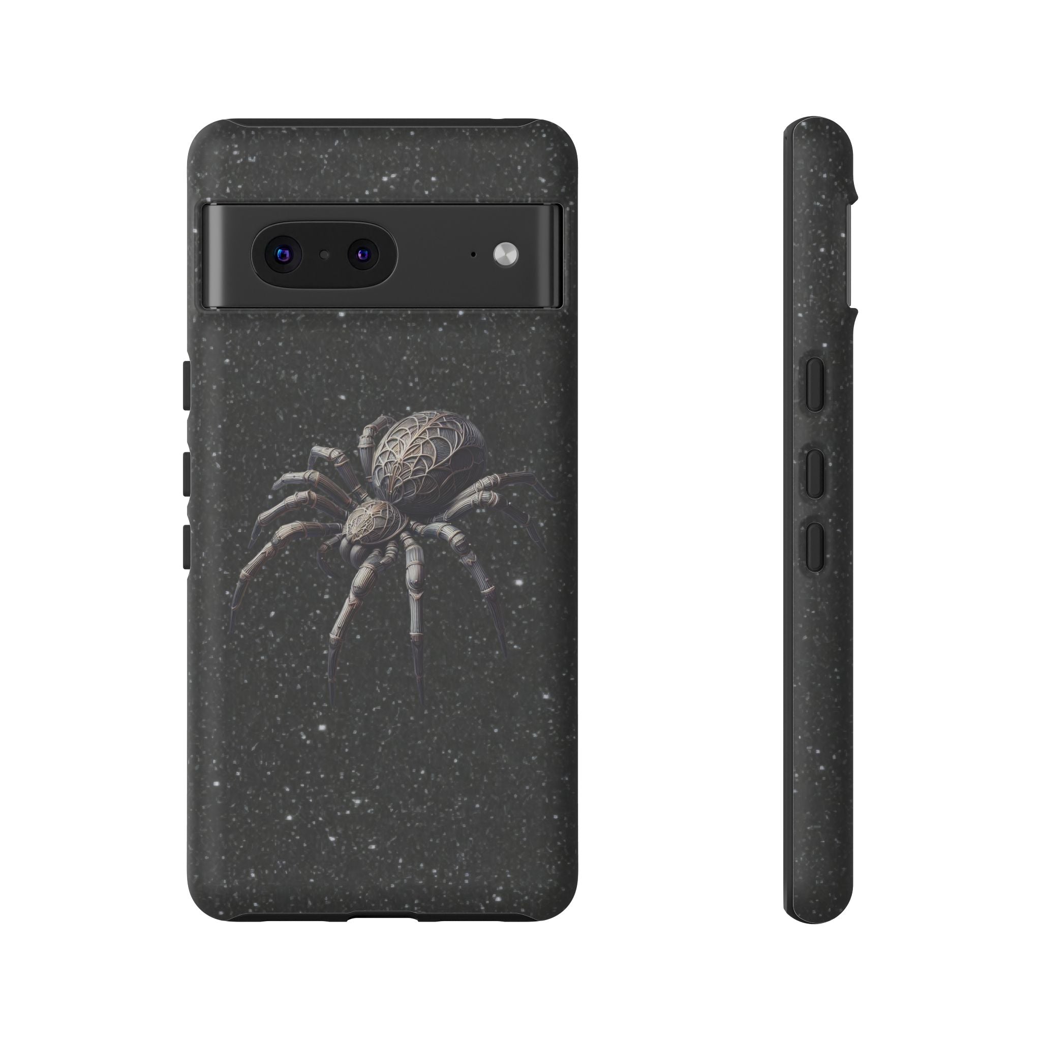 Spider Night Tough Phone Case — Dark Space Tarantula iPhone Cover Printify