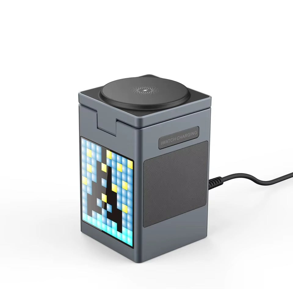 Gamer Schreibtischlampe mit integrierter Ladestation