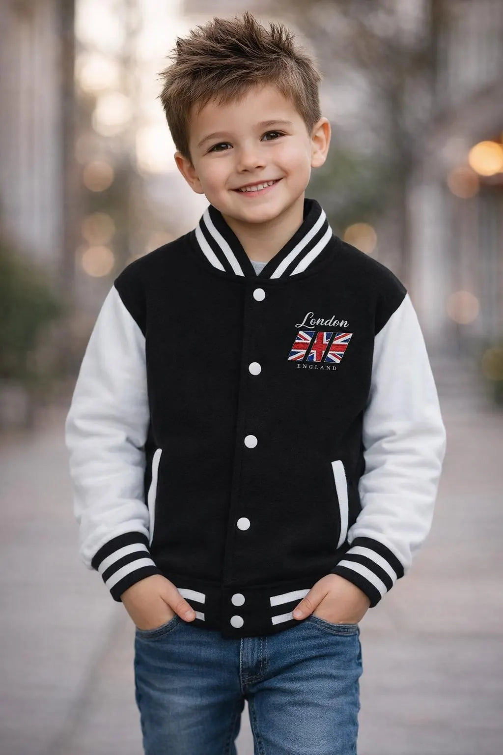 Kids Varsity Jacket 06S by AWDis