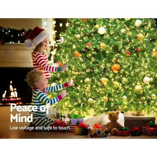 Jingle Jollys Christmas Tree 2.4M Xmas Tree Decorations 3190 LEDs 8