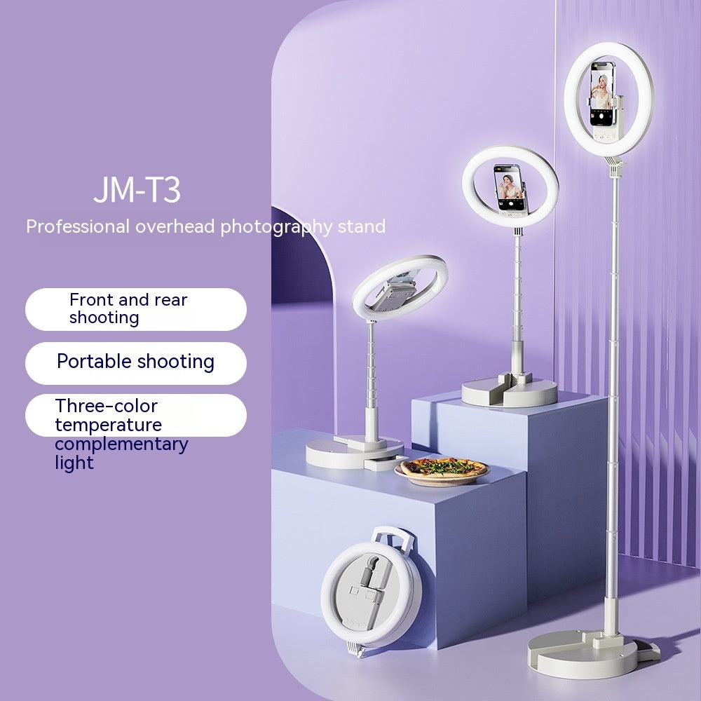 Fill Light Mobile Phone Ring Light LED Anchor Photography Beauty Portable Integrated Desktop Floor Stand