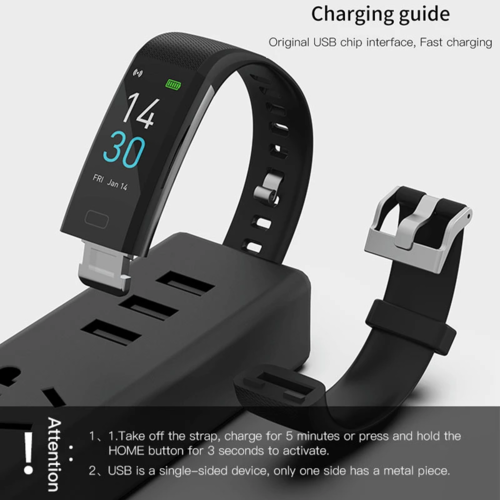 Smartwatch Waterproof Sport Smart Bracelet Health Monitor