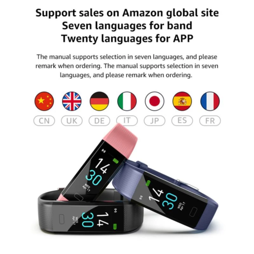 Smartwatch Waterproof Sport Smart Bracelet Health Monitor